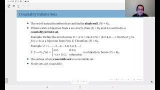 0602 Countably Infinite Sets [upl. by Luanne]