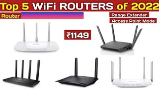 Top 5 WIFI ROUTERS of 2024 ₹1149  TP Link D Link Routers [upl. by Nitsyrc]