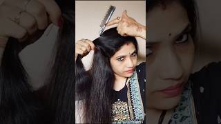 Easy and Beautiful Hairstyle Hack with Comb 😊 shots youtubeshorts ytshorts hairstyles [upl. by Ryle866]