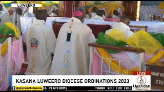 KasanaLuweero Diocese Ordinations Litany of Saints2023 [upl. by Itteb422]