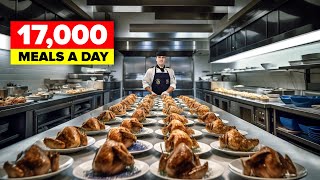 How Aircraft Carriers Prepare 17000 Meals a Day [upl. by Leboff618]