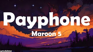 Maroon 5  Payphone Lyrics Clean Version [upl. by Assenal]