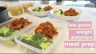 Weight Watchers Freestyle Meal Prep For Weight Loss Healthy amp Low Points [upl. by Seabrooke]