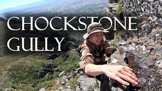 Chockstone Gully via Els Buttress 4K  Table Mountains Toughest Scrambles [upl. by Kcirdes234]