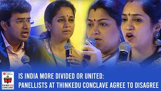 Is India more divided or united Panellists at ThinkEdu Conclave agree to disagree [upl. by Adnowal]