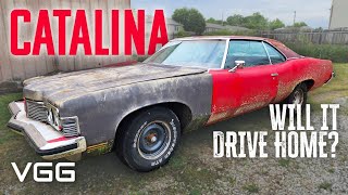 FORGOTTEN Pontiac Catalina  Will It RUN AND DRIVE 150 Miles Home [upl. by Drofxer900]