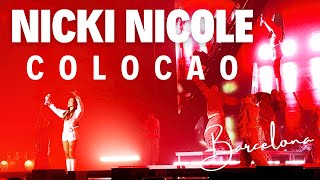 INCREÍBLE quotCOLOCAOquot con NICKI NICOLE en Vivo  Alma Tour [upl. by Dominus4]