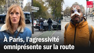 A Paris lagressivité est omniprésente sur la route [upl. by Inalaehak]