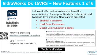 IndraWorks Ds 15VRS New Features 1 of 6 [upl. by Adnamahs]