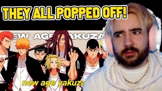 REACTION  ANIME DELINQUENTS RAP  New Age Yakuza  Breeton Boi ft Ham Sandwich Diggz Da Prophecy [upl. by Ettennaej]