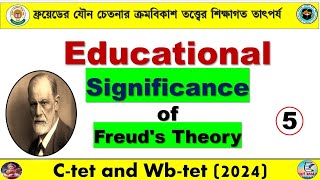 Freuds psychosexual Theory  Educational Significant  Ctet And Wbtet  Cdp  2024 [upl. by Aisiat]