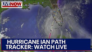 LIVE Hurricane Ian path tracker  Storm set to hit central Florida  LiveNOW from FOX [upl. by Raval]