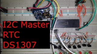 I2C and RTC DS1307 🔴 PIC Microcontroller Programming Tutorial 11 MPLAB in C [upl. by Mahau475]