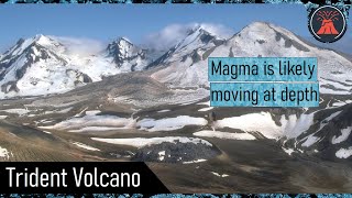 Trident Volcano Update Earthquake Swarm Likely Magmatic Intrusion [upl. by Evangeline205]