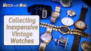 Collecting Cheap Vintage Watches 👁👁 amp Wacky Wristwatch Flea Market Finds [upl. by Maximo]