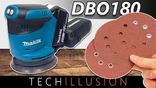 🔥DER DARF NICHT FEHLEN MAKITA Akku Exenterschleifer DBO180😱 Makita Exenterschleifer DBO180 Test [upl. by Yance]