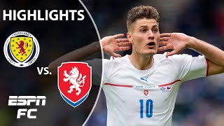 Goal of the TOURNAMENT Patrik Schick scores 50yarder vs Scotland  Highlights  ESPN FC [upl. by Bez]