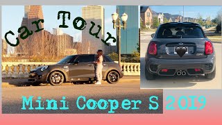 2019 New Mini Cooper Car Tour l What’s in my Mini Cooper S [upl. by Eeneg]