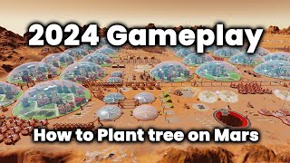 Surviving Mars Silent Gameplay 2024  No Commentary Relaxing Mars Colony Building [upl. by Tollman]