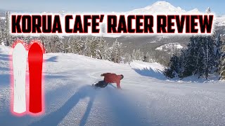 Korua Cafe Racer 2020 Snowboard Review [upl. by Armington]