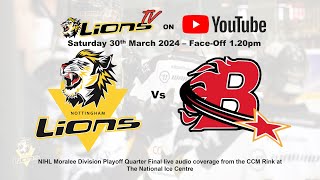 Nottingham Lions v Billingham Stars LIVE [upl. by Atteuqihc]