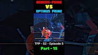 Nemesis Prime vs Optimus Prime  tfp  season 2  episode 5  cartoon edit  short foryou viral [upl. by Kathye]