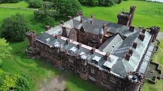 Isle of Rum  Kinloch Castle  Wild Red Deer  DJI Mini 3 4k [upl. by Persis]