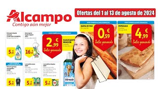 Nuevo folleto Alcampo del 1 al 13 agosto 2024  Catálogo ALCAMPO  ofertas primera quincena ALCAMPO [upl. by Aurelio]