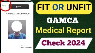 Medical Report Check Online 2024  How To Check Gamca Medical Report Online [upl. by Ogires]