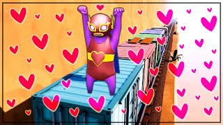 HA VUELTO SUPER AMOR GANG BEASTS VEGETTAFARGAN Y WILLY [upl. by Inek]