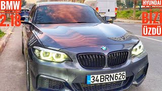 HYUNDAI I20 BİZİ ÜZDÜ  BMW 218i M SPORT  15 136HP  VLOG TARZINDA [upl. by Atorod]