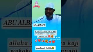 WAKOKIN YABON ANNABI SUNNAH CE DAGA SHEIKH ALBANI ZARIA [upl. by Rhiamon]