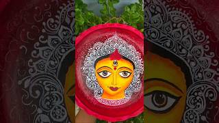 Matir thalay Ma durga painting 🖌️🙏 art artist shortvideo artwork matirthala drawing madurga [upl. by Toomin]