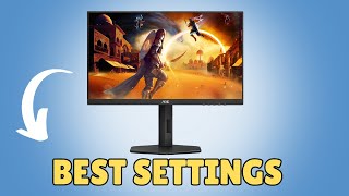 AOC 24G4 Best Settings [upl. by Daas]