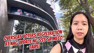 Overseas Voters RegistrationUpdating my SSS in MECO Taipei🇵🇭 [upl. by Nilrah]