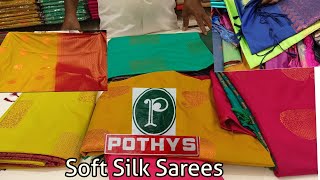 Pothys Soft SIlk Saree Collection  Pothys Tirunelveli [upl. by Keller895]