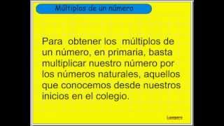 Múltiplos de un número [upl. by Adora]