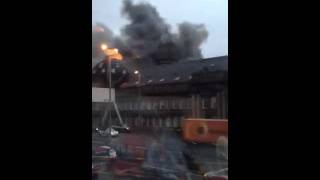 Glasgow paisley road west fire on block of flats cover glas [upl. by Aretak]