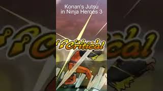 Konans Jutsu in Naruto Shippuden Ultimate Ninja Heroes 3 naruto [upl. by Ilatfen344]