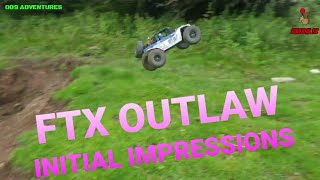 FTX OUTLAW BRUSHLESS  INITIAL IMPRESSIONS [upl. by Reiniar]