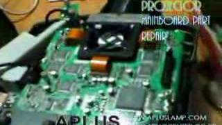 How to Repair a mainboard of projector [upl. by Gulgee]