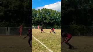 Yonkers untouchables 10u touchdown return first play of the game against Brooklyn Bucs [upl. by Aura338]