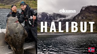 Kveitefiske på Sørøya  Tips amp Triks fra Team Okuma  Halibut fishing on Sørøya Norway [upl. by Arraik]