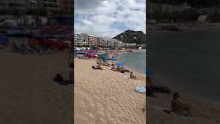 WALKING IN BLANES BEACH SPAIN [upl. by Adlin]