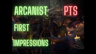 ESO  PvP Arcanist First Impressions  Necrom PTS [upl. by Sankey]