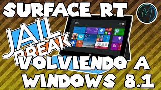 Surface RT volviendo a Windows 81 [upl. by Sirod]