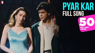 Pyar Kar Song  Dil To Pagal Hai  Shah Rukh Khan Madhuri Karisma  Lata Mangeshkar Udit Narayan [upl. by Nnayelhsa]