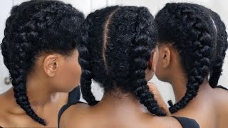 How To Cornrow Braid For Beginners  Clear Easy Steps [upl. by Acinorav]