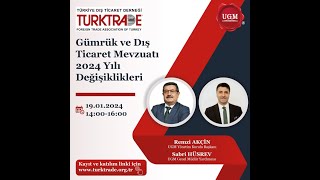 Gümrük ve Dış Ticaret Mevzuatı 2024 Yılı Değişiklikleri [upl. by Zerelda]