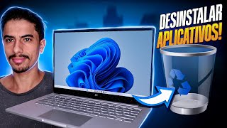 Como DESINSTALAR APLICATIVOS no PC com WINDOWS [upl. by Aryek899]